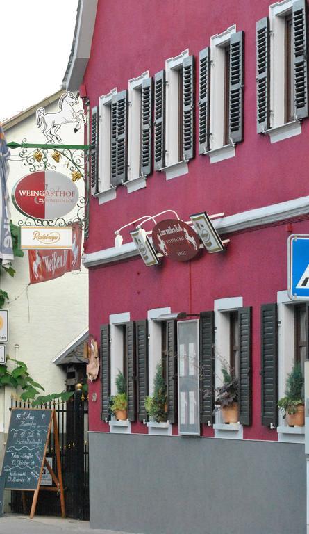 Weingasthof Zum Weissen Ross Hotel Osthofen Bagian luar foto